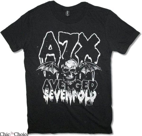 Avenged Sevenfold T-Shirt Dripping Logo