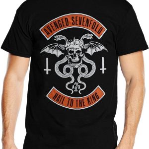 Avenged Sevenfold T-Shirt Hail To The King Band Logo