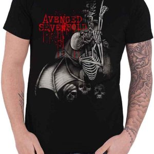 Avenged Sevenfold T-Shirt Spine Climber Band Logo
