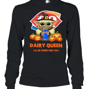 Baby Yoda Witch Hug Dairy Queen I’ll Be There For You Halloween shirt