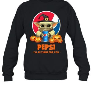 Baby Yoda Witch Hug Pepsi I'll Be There For You Halloween shirt 4