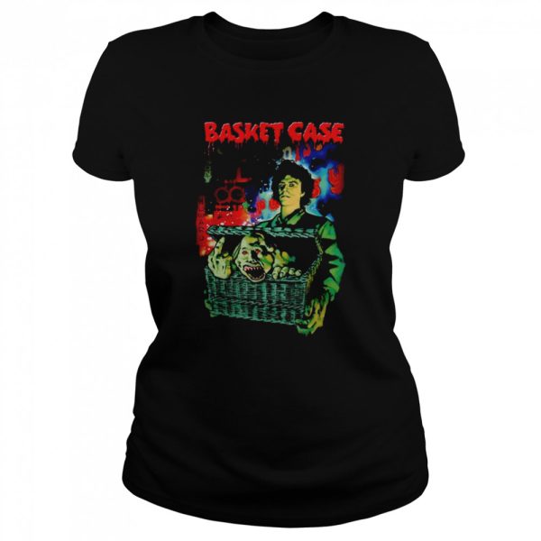 Basket Case 1982 Horror Scary Movie Halloween Retro shirt