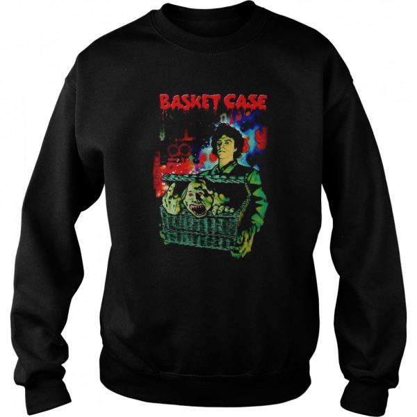 Basket Case 1982 Horror Scary Movie Halloween Retro shirt