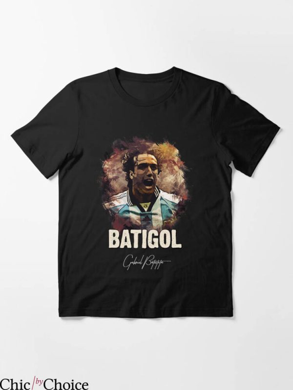 Batistuta Fiorentina T-Shirt Batigol Gabriel Argentina