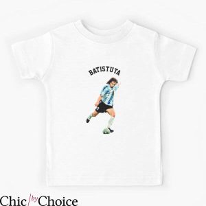 Batistuta Fiorentina T-Shirt Gabriel Argentine Footballer