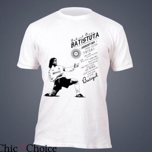Batistuta Fiorentina T-Shirt Gabriel Oman Argentina