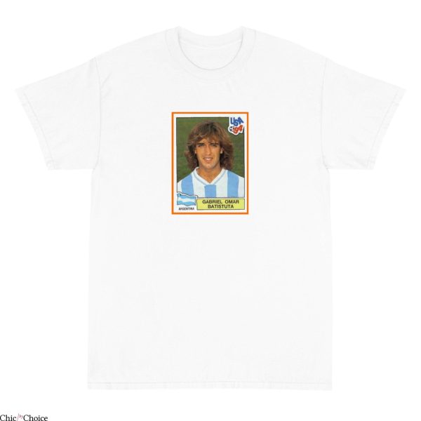 Batistuta Fiorentina T-Shirt Gabriel Omar Batistuta Team