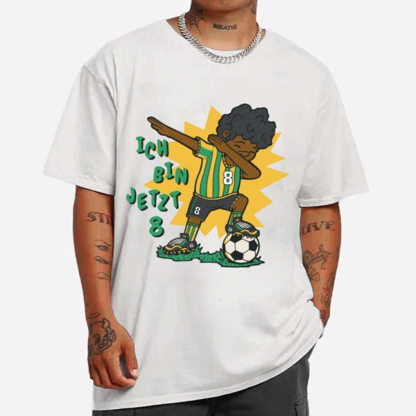 Birthday Soccer Boy Dabbing T-shirt