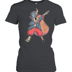 Bitcoin skeleton Pirate BTC Crypto Halloween Costume 2021 shirt 2