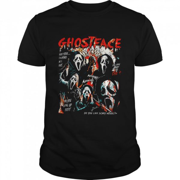 Black Art Retro 90s Scream Movie Halloween shirt