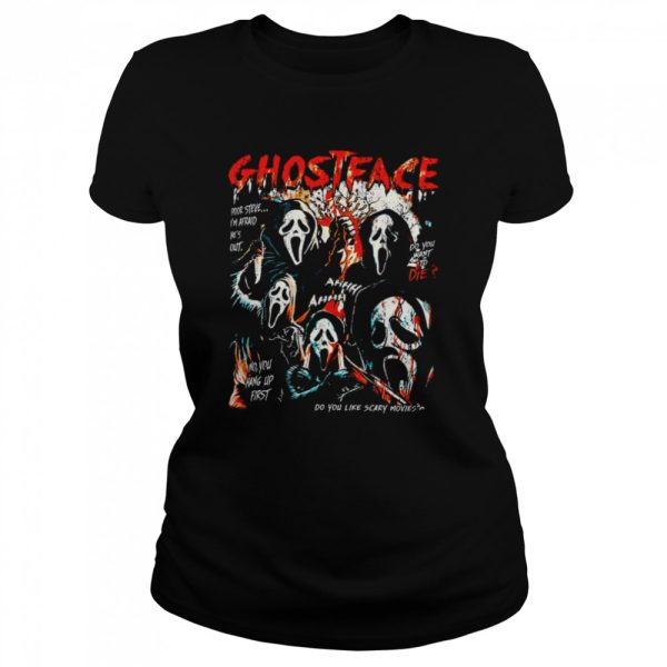 Black Art Retro 90s Scream Movie Halloween shirt