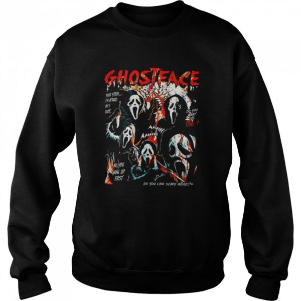 Black Art Retro 90s Scream Movie Halloween shirt