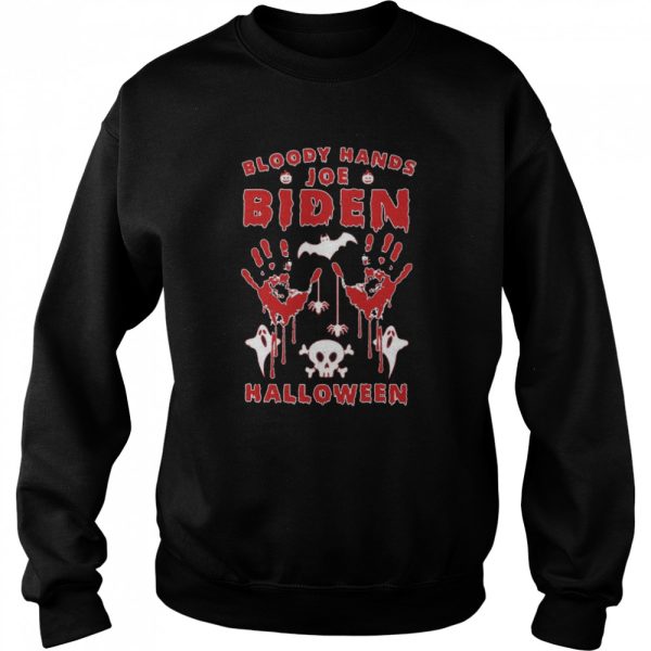 Bloody Hands Joe Biden Halloween shirt