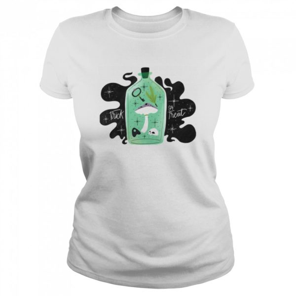 Bottle Lab Mushroom Treat Halloween shirt