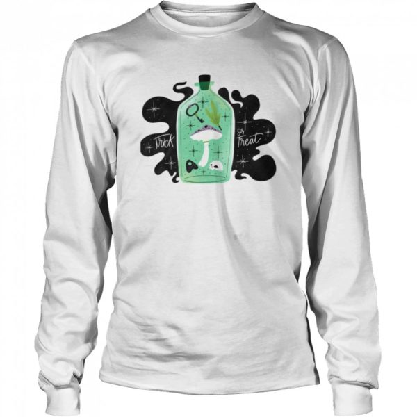 Bottle Lab Mushroom Treat Halloween shirt