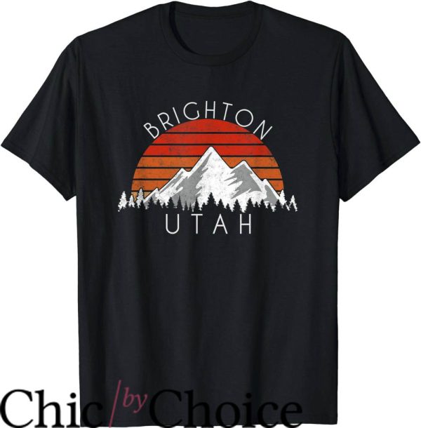 Brighton Retro T-Shirt Vintage Brighton Utah