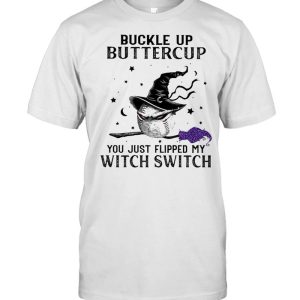 Buckle Up Buttercup Baseball Witch ball Halloween Shirt Buckle Up Buttercup Baseball Witch ball Halloween Shirt