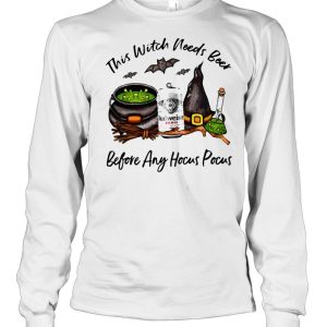 Budweiser Zero Can This Witch Needs Beer Before Any Hocus Pocus Halloween Shirt 3