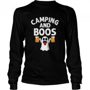 Camping And Boos Halloween Ghost Beer Camping shirt 3