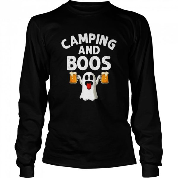 Camping And Boos Halloween Ghost Beer Camping shirt