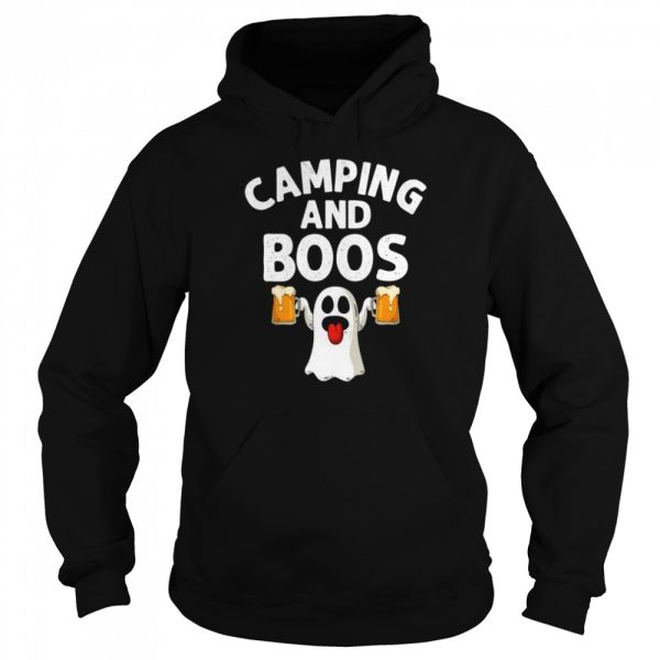 Camping And Boos Halloween Ghost Beer Camping shirt