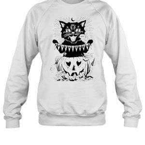 Cat Trick Or Treat Pumpkin Halloween T-shirt 3 Cat Trick Or Treat Pumpkin Halloween T shirt 4