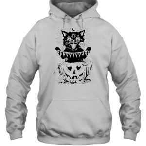 Cat Trick Or Treat Pumpkin Halloween T-shirt 4 Cat Trick Or Treat Pumpkin Halloween T shirt 5