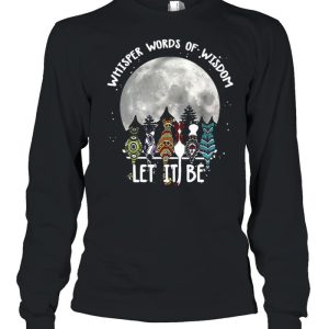 Cats Whisper Words Of Wisdom Let It Be Halloween T shirt 3