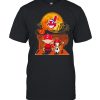 Charlie Brown and Snoopy Cleveland Indians Halloween Moon shirt