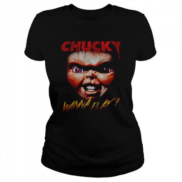 Child’s Play Adult Chucky Face shirt