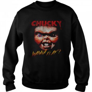 Child’s Play Adult Chucky Face shirt 3 Child's Play Adult Chucky Face shirt 4