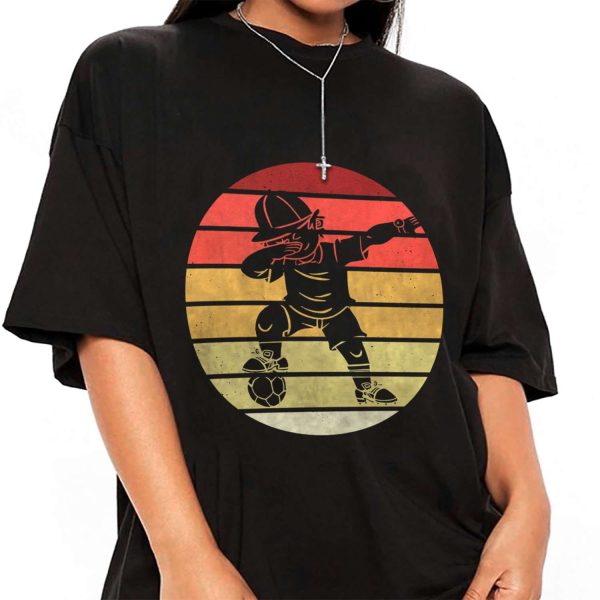 Child Soccer Retro Sunset T-shirt