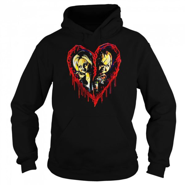 Chucky And Tiffany Heart Chucky T-Shirt