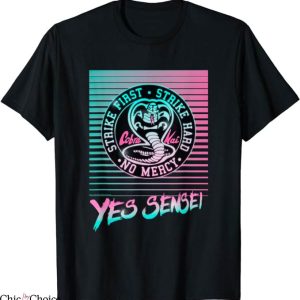 Cobra Kai T-Shirt Yes Sensei Retro Neon T-Shirt Trending