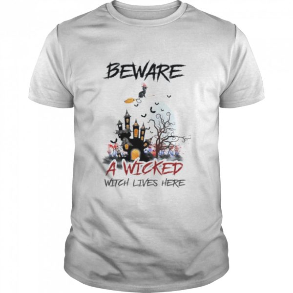 Comfort Colors Retro Halloween Beware A Wicked Shirt