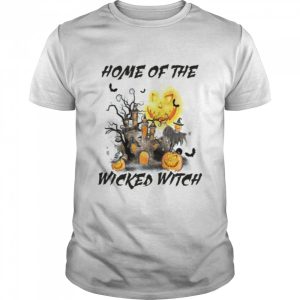 Comfort Colors Retro Halloween Home Of The Wicked Witch Shirt Comfort Colors Retro Halloween Home Of The Wicked Witch Shirt