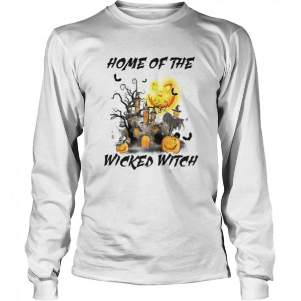 Comfort Colors Retro Halloween Home Of The Wicked Witch Shirt