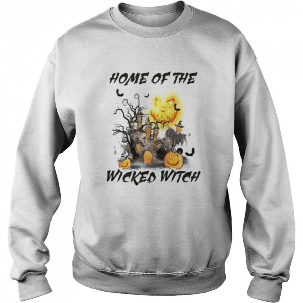 Comfort Colors Retro Halloween Home Of The Wicked Witch Shirt