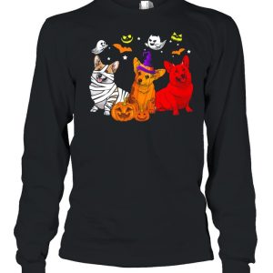Corgi Dog Witch Boo Halloween shirt 3
