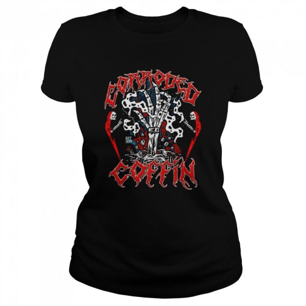 Corroded Coffin Halloween shirt