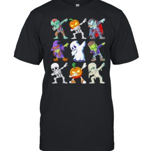 Dabbing Halloween Boys Skeleton Zombie Scary Pumpkin Mummy T-Shirt Dabbing Halloween Boys Skeleton Zombie Scary Pumpkin Mummy T-Shirt