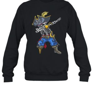 Dabbing Skeleton Pirate Jolly Roger Halloween Birthday shirt 4