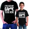 Dad Son Matching T-Shirt I Paused My Game To Be Here Shirt