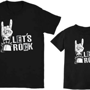 Dad Son Matching T-Shirt Let’s Roll T-Shirt Gift For Dad