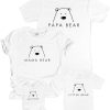 Dad Son Matching T-Shirt Papa Baby Bear Tee Gift For Dad