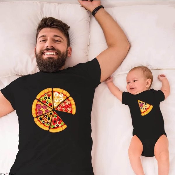 Dad Son Matching T-Shirt Pizza Lovers Tee Gift For Dad