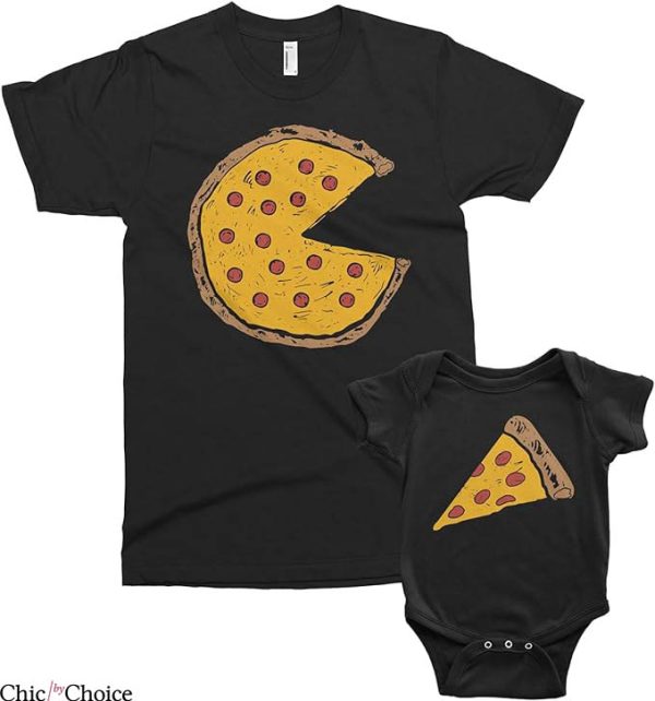 Dad Son Matching T-Shirt Pizza Pie N Slice Tee Gift For Dad