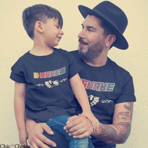 Dad Son Matching T-Shirt Shake Bake Matching Gift For Dad