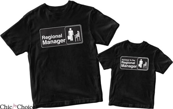 Dad Son Matching T-Shirt The Regional Manager Tee Shirt