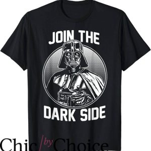 Darth Vader T-Shirt Join The Dark Side Collegiate